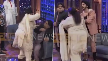 Pakistani Singer Shazia Manzoor Slaps Comedian Sherry Nanha Over ‘Honeymoon’ Question During Live Show, Viral Video Surfaces